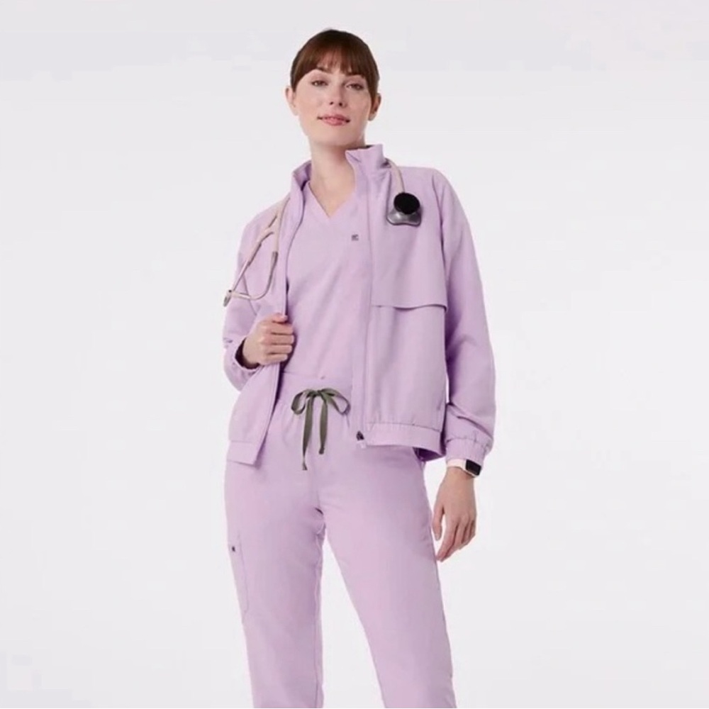 Figs purple haze scrub jacket